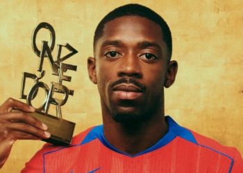 ديمبلي يتوج بجائزة أونز دور لأفضل لاعب في العالم