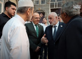 وزيرا الأوقاف والتعليم العالي يطلعان على واقع المكتبة الظاهرية والمدرسة العادلية بدمشق