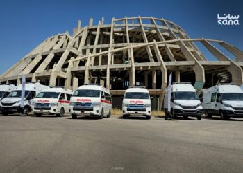 الهلال الأحمر السوري يتسلم عيادات متنقلة وسيارات إسعاف لتعزيز خدماته الصحية