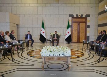 الرئيس الشرع يستقبل وفدي غرفة التجارة العربية النمساوية وغرفة التجارة العربية الألمانية