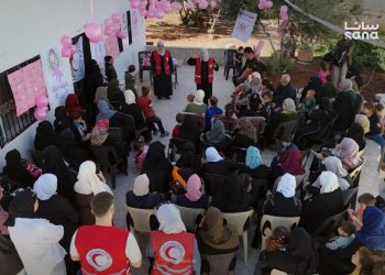 الهلال الأحمر بحماة ينفذ نشاطاً توعوياً حول سرطان الثدي في مورك