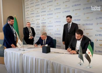 السورية للاتصالات وميدوسا الإسبانية توقعان في طرطوس اتفاقية لإنزال كابل بحري