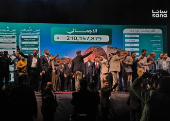 مجموع التبرعات لصالح حملة فداء لحماة يتجاوز 210 ملايين دولار