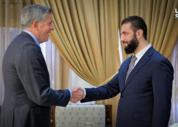 الرئيس الشرع يستقبل وفداً من الكونغرس الأمريكي في دمشق