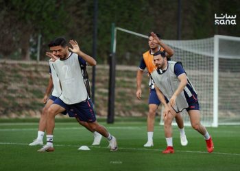 منتخب سوريا للرجال بكرة القدم يتحضر للقاء منتخب تونس ببطولة كأس العرب