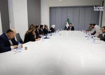 وزير الصحة السوري يناقش مع رئيس غرفة صناعة دمشق وريفها سبل تطوير الصناعات الدوائية