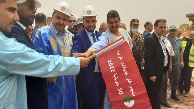 قبل ثلاث سنوات بدأ تجهيز منجم غار جبيلات للاستغلال في الجزائر (فيسبوك)