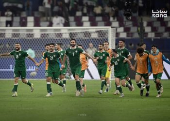 منتخب سوريا للرجال بكرة القدم يتعادل مع نظيره القطري ببطولة كأس العرب