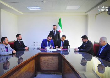 توقيع مذكرتي تفاهم مع مؤسسة بناء للتنمية ومنظمة “انصر” لتحسين الواقع المائي في دمشق وريفها