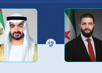 الرئيس الشرع يجري اتصالاً هاتفياً مع الرئيس الإماراتي لبحث تعزيز التعاون