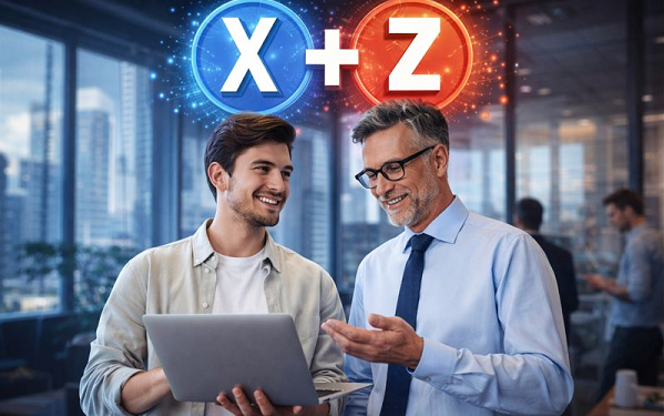 زد و إكس .. حين يلتقي جيلان على أرضية مشتركة