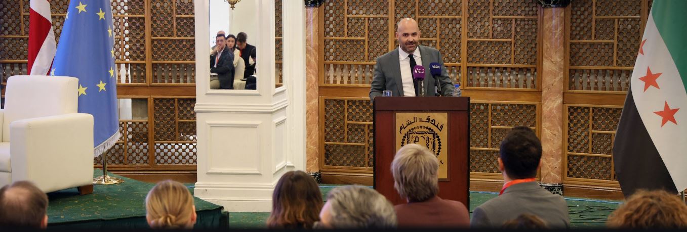 انطلاق الجلسة الافتتاحية لملتقى “شركاء مبادرة سوريا للسلام” في فندق الشام بدمشق