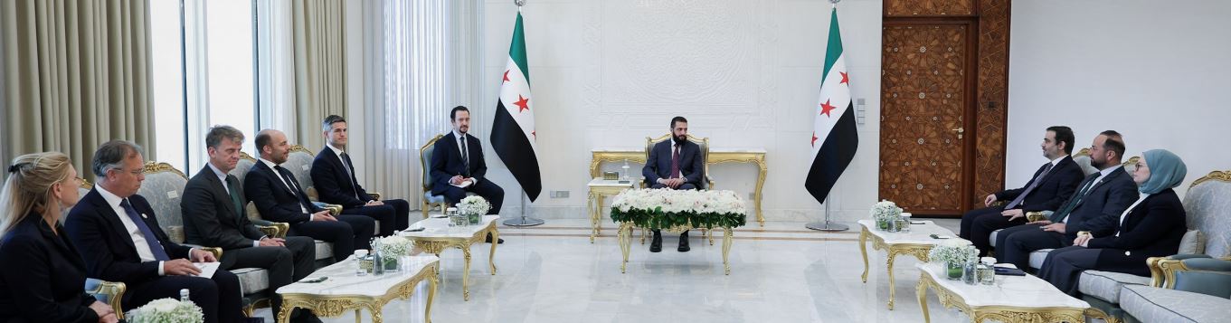 الرئيس الشرع يستقبل بدمشق وزيري الخارجية والهجرة الهولنديين